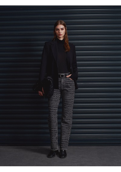 Dilvin 72095 %100 Pamuk Straight Jean-antrasit Antrasit