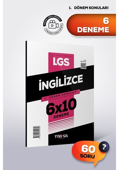 Lgs İngilizce 1. Dönem Konuları 6 Deneme 2027 Video Çözümlü