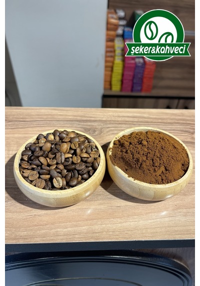 Şeker&Kahveci Sert İçim Yoğun Kahve Tadında Taze Çekim Türk Kahvesi 2 KG