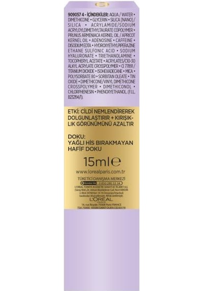 L'Oreal Paris Hyaluron Uzmanı Cilt Dolgunlaştıran Nemlendirici Göz Kremi 15 ML