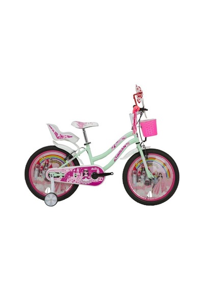 BİSAN QUEEN KIZ ÇOCUK BİSİKLETİ 28CM V 20 JANT YEŞİL PEMBE