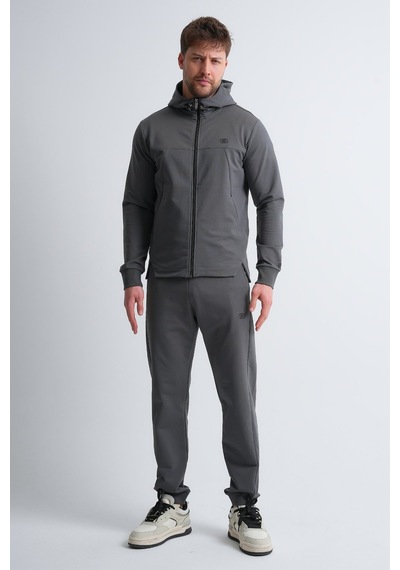 Shooter Sportswear Shooter Erkek Fermuarlı Kapüşonlu Gizli Cep Detaylı Eşofman Takımı Antrasit Shooter Sportswear Shooter Erkek Fermuarlı Kapüşonlu Gizli Cep Detaylı Eşofman Takımı Antrasit