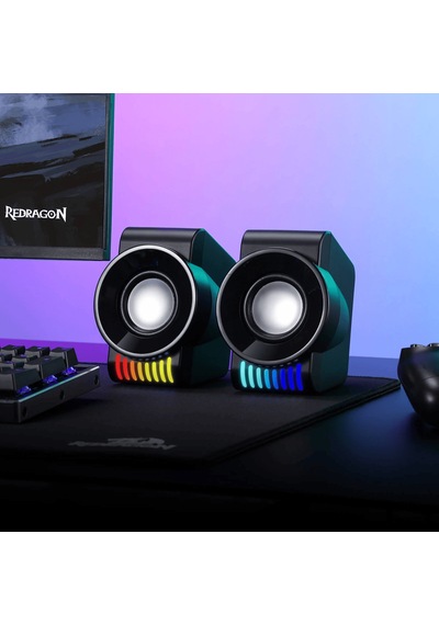 Redragon Kage Gs514 Rgb 3w X 2 Kablolu 2.0 Stereo Gaming Hoparlör