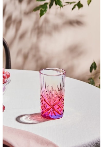 Karaca  Melodico Meşrubat Bardağı Kırmızı 375 Ml