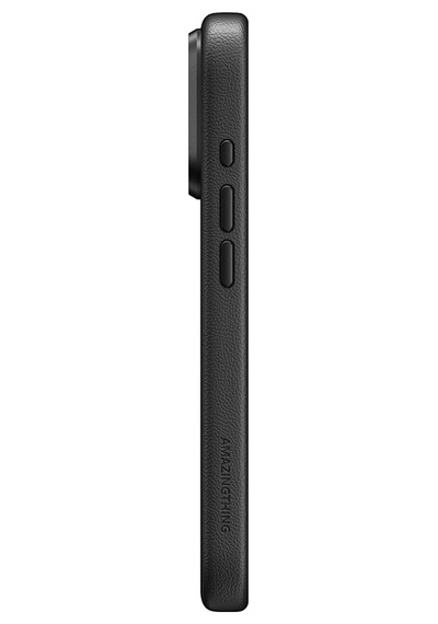 İphone 18 Pro Kılıf M-safe Özellikli Airbag Tasarımlı Amazingthing Glamour Slens Serisi Kapak Siyah