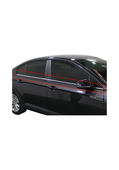 Vw Passat B8.5 Cam Çıtası 4 Prç Krom 2019 ve Sonrası