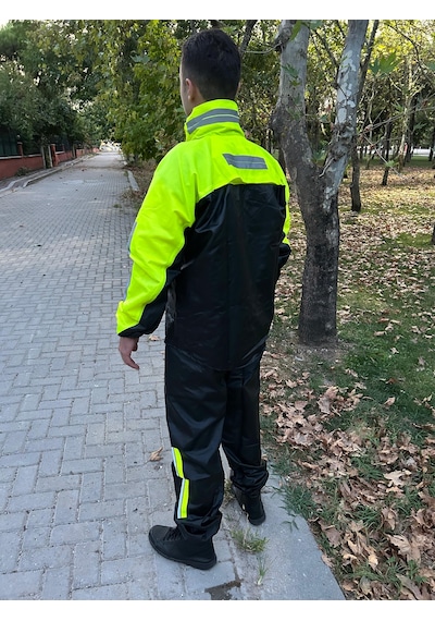Geborgenheit Cepli Motorcu Motosiklet Yağmurluk Yeşil