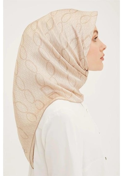 Armine İpek Eşarp Nostalji - 8925-39 Soft Bej Sura Soft Bej