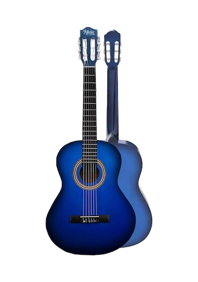 Midex Cg-36bl-pak Kaliteli 36 İnç 3/4 Juniur Çocuk Gitarı 8-12 Yaş Arası Tuner Çanta Capo Askı Nota Sticker Pena Metod