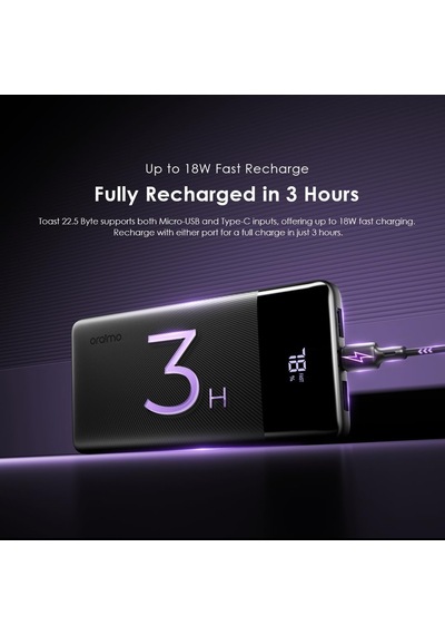 Tr Toast 22.5 Byte 10000mah Harici Pil, Hızlı Şarj 22,5 W Ve Led Ekranlı