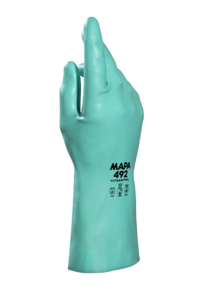 Ultranitril 492 Kimyasal Solvent İş Eldiveni 32 Cm No:9