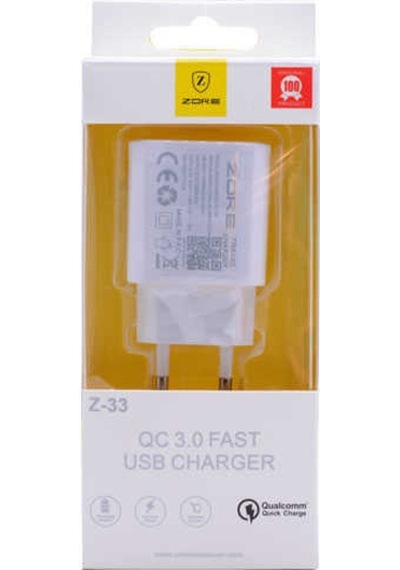 Lexroo Qc 3.0 Fast Usb Charger Z-33 Standart