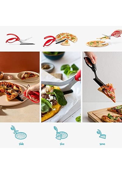 Dreamfarm Scizza Pizza Makası, Kırmızı Diğer