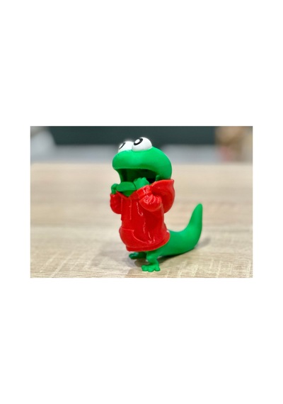 Kapüşonlu Kertenkele Figürü 10cm