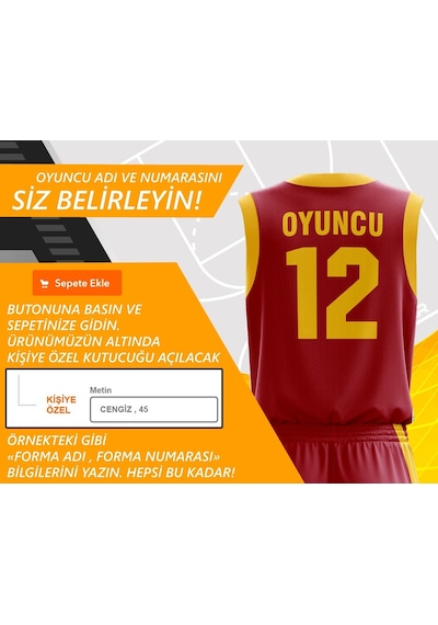 Acr Giyim Kişiye Özel Basketbol Forması - Dizayn : Çubuklu