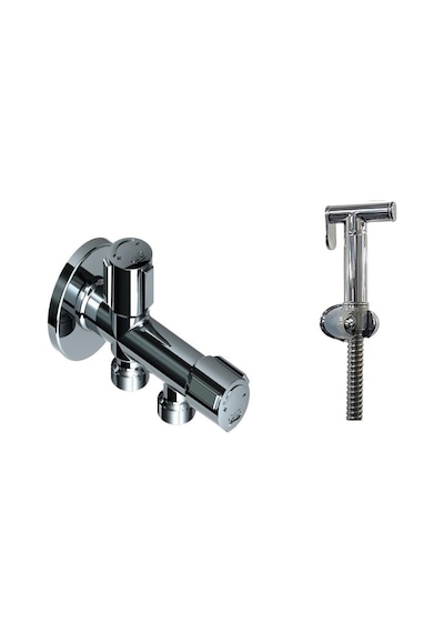 Gpd Ctm01 Çiftli Taharet Ara Musluk + Sts04 Sprey Seti Gri
