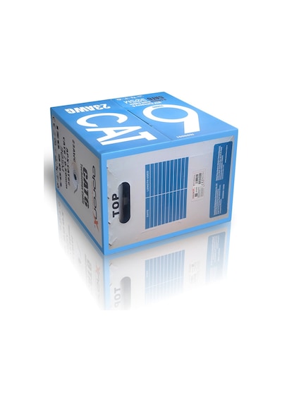 Cat6 23awg 305 Metre 0,50mm Gri Network Data Kablosu