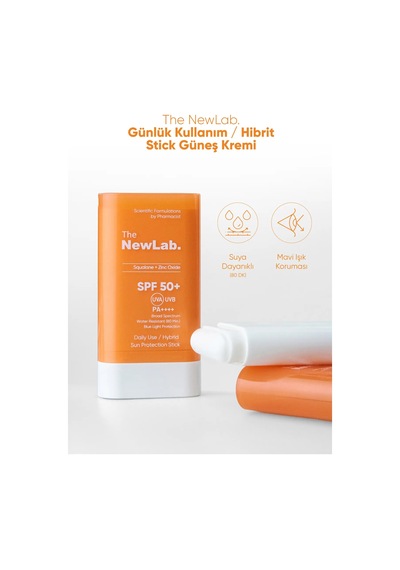 The NewLab Yüksek Korumalı Stick Güneş Kremi Spf 50 19g Suya Dayanıklı