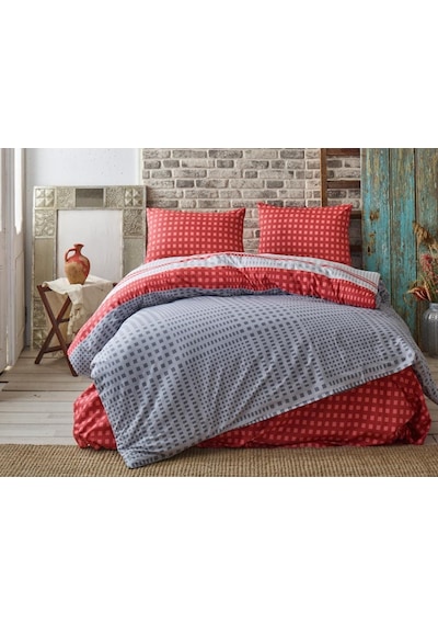 Komfort Home Çift Kişilik Ranforce Nevresim Takımı (Bienline) (351500219) Çok Renkli