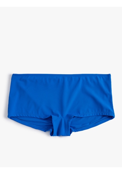 Koton Yüksek Bel Şortlu Bikini Altı Saks 4sak00050mm Saks Mavi Koton Yüksek Bel Şortlu Bikini Altı Saks 4sak00050mm Saks Mavi