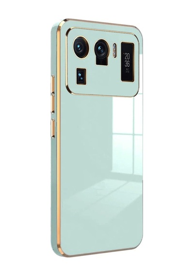 Xiaomi Mi 11 Ultra Uyumlu Kılıf Volet Silikon - Açık Yeşil