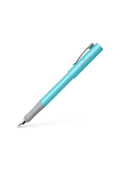 Pilot Faber Castell Grip Pearl Pastel Dolma Kalem - Turkuaz F Uç