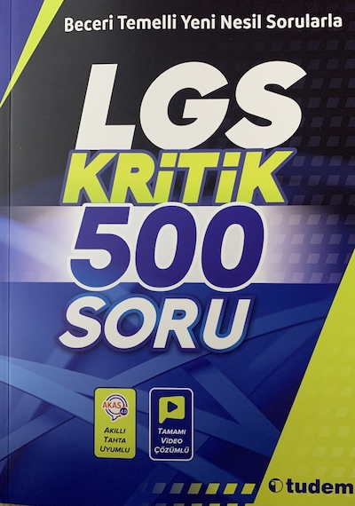 LGS Kritik 500 Soru- Tudem Yayınları