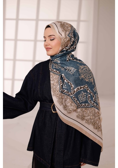 Mimiyum Rüveyda Premium Soft Şal Bej