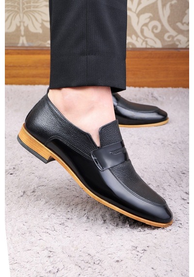 Ducavelli Milazzo Hakiki Deri Erkek Klasik Ayakkabı, Loafer Klasik Ayakkabı