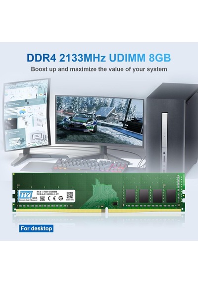 Ram 8gb 1x8gb Ram 288pin Cl15 1.2v Ddr4 2133mhz Pc4-17000 Dram Udımm Masaüstü Bellek Pc Ram Bilgisayar Bellek Yük