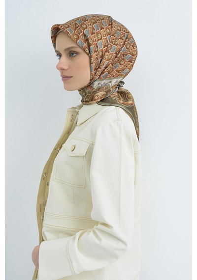 Armine Saf İpek Sura Eşarp-2026 İlkbahar-yaz- 951800d Yeşil
