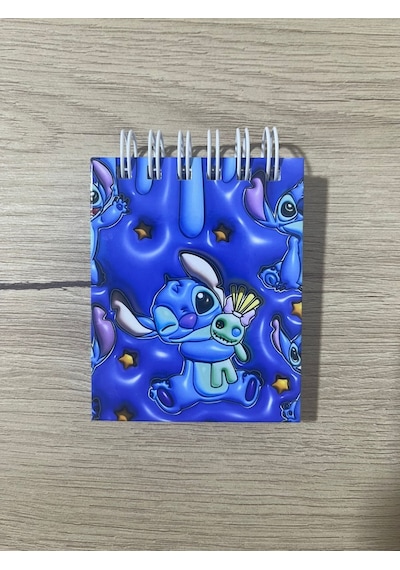Stitch Mini Kapak Not Defteri 50 Sayfa