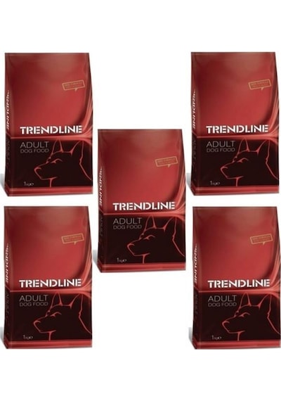 Trendline Kuzu Etli Köpek Maması 5 x 1 KG