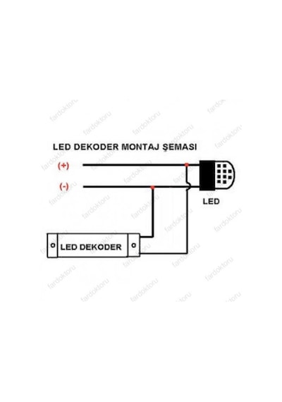 Fardoktoru Led Ampul Ariza Lambasi Engelleyici Canbus Dekoder 16W