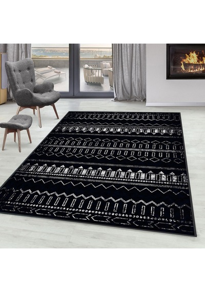 Rovigo Home Dijital Baskı Yıkanabilir Kaymaz Taban Salon Halısı RVG0112-SD1172 Çok Renkli