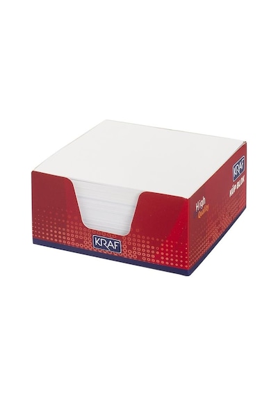 Kraf Küp Blok Ivory 9x9 CM 116G ( Göz Yormayan )