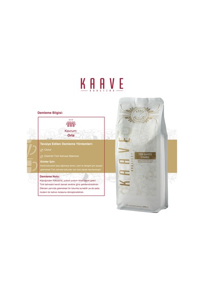 Kaave Roasterty Türk Kahvesi İstanbul 1 KG