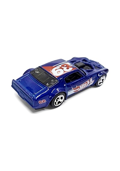 Hot Wheels 1970 Pontiac Firebird - Team Wheels Mavi 1/64 Diecast Model Araba Çok Renkli