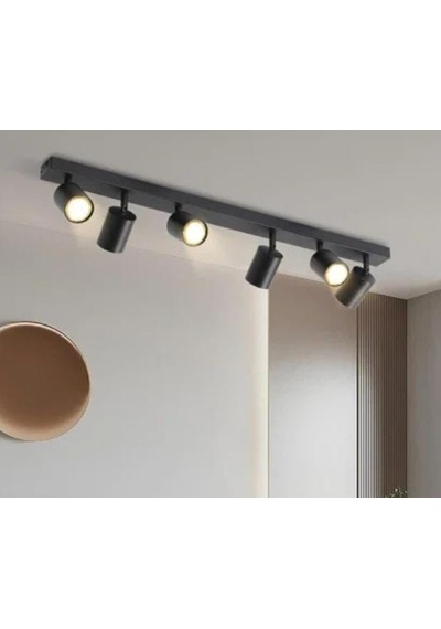 Mylights 120cm Panasonıc Ampullu Led Avize Led Spot Led Avize Siyah