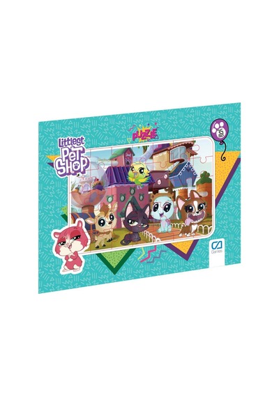 LITTLEST PET SHOP FRAME PUZZLE 35 PARÇA 2'Lİ PUZZLE SETİ