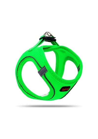 Köpek Göğüs Tasması Xsmall 32x36 Cm Neon Yeşil Çok Renkli