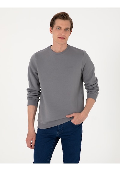 Pierre Cardin Erkek Gri Sweatshirt 50315021-vr024 Gri