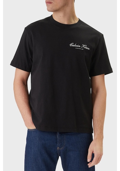 Calvin Klein Erkek T Shirt Lv04rf822g Ub1 Siyah Siyah