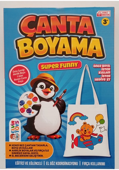Çanta Boyama Seti Kutulu