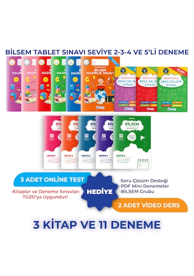 Bilsem Tablet Sınavı Seviye 2-3-4 Ve 5'li Deneme