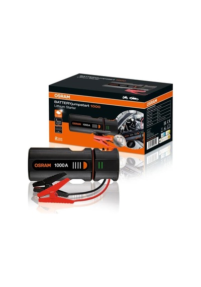 Osram 12v Akü Takviye Cihazı Booster 1000a Usb-c Pd30w Usb-a 2.4 A Powerbank Led Işık