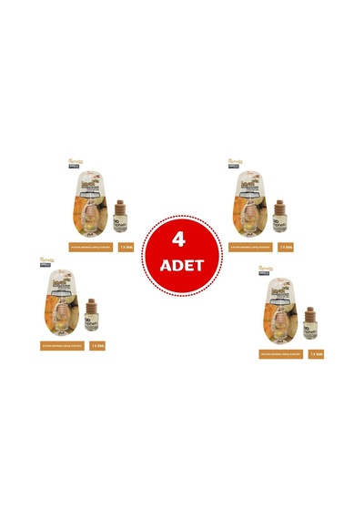 Kavun Dekoratif İpli Ayna Araç Kokusu 8ml 4 Adet