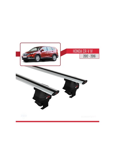 Honda Cr-v Iv 2012-2016 Arası İle Uyumlu Ace-4 Ara Atkı Tavan Barı Gri