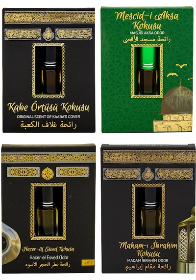 Kabe Örtüsü Kokusu Mescidi Aksa Kokusu Hacerül Esved Kokusu Ve Makamı İbrahim Kokusu Alkolsüz Esans 3ml