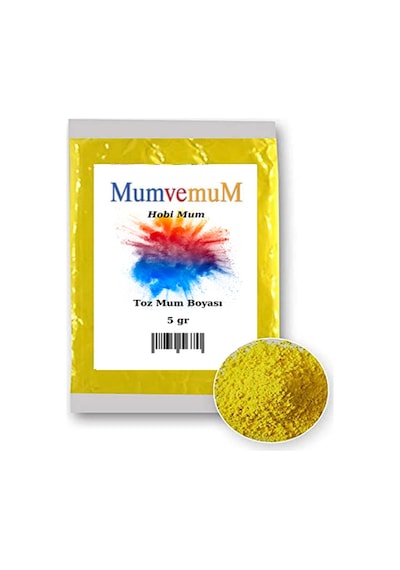 Sarı Toz Mum Boyası- Sarı